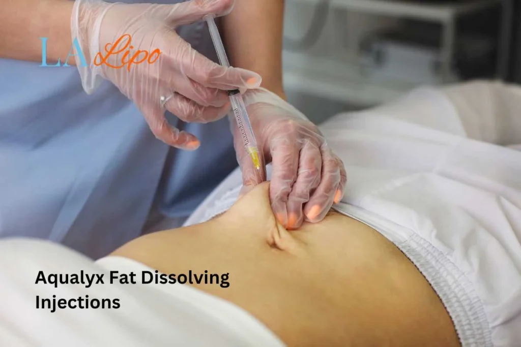 woman having fat dissolving injections Hockley in the stomach