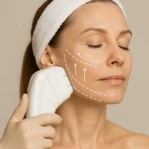 Woman having HI-FU to reduce wrinkles call LA LIPO Hockley Now!