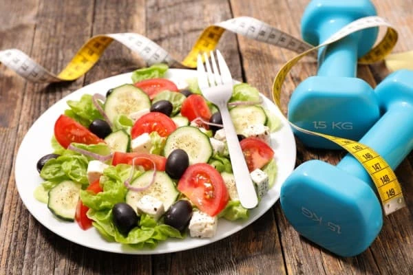 Example of good diet and exercise Hockley