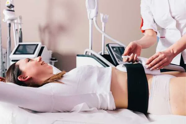 woman having body sculpting to help improve her body image and her mental health Hockley