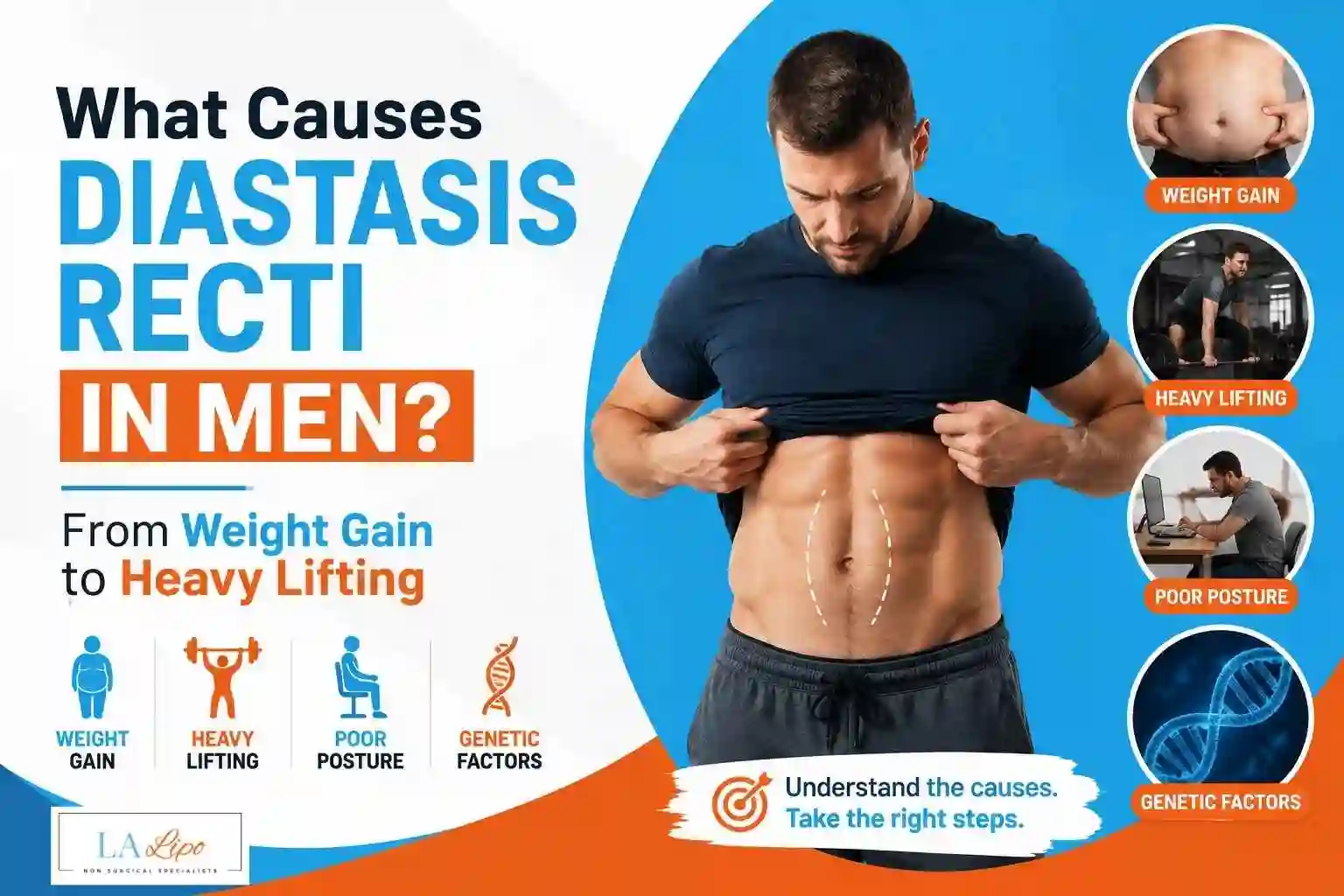 What Causes Diastasis Recti in Men? From Weight Gain to Heavy Lifting Hockley